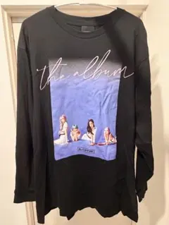 BLACKPINK THE ALBUM ロングスリーブシャツ 長袖 ブラック