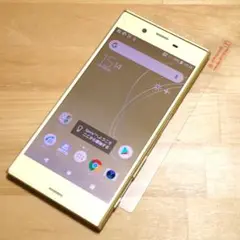 XPERIA XZs 602SO(YE)液晶保護ガラス付き SIMロック解除済
