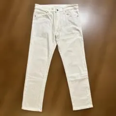 ユニクロ　ウルトラストレッチ カラージーンズ　31 ホワイト