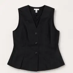 ZARA ZW COLLECTION ブラックフィットベスト - メルカリ