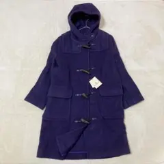 【新品】タグ付き OLD ENGLAND ダッフルコート ヘリンボーン 36 紫