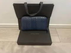 BOTTEGA VENETA イントレチャート ラウンドファスナー長財布