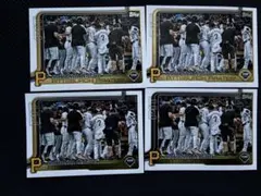 【4枚セット】ピッツバーグ・パイレーツ チームカード / Topps MLB