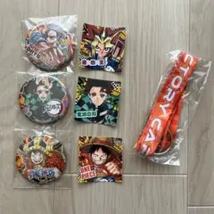 ジャンプビクトリーカーニバル 非売品 ステッカー　缶バッチ　ネックストラップ