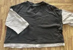 CLOSHI 長袖 カットソー 100cm 黒/白