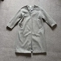 earth music&ecology グレー ロングコート M
