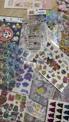 シール 大量まとめ売り　百均多め　使いかけや新品あり　100枚以上