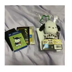 タイトーくじ　侍ジャパン サンリオ　 D賞ポチャッコマスコット　G賞おまけ付き