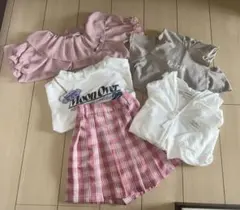 130、140 女の子春夏服　まとめ売り