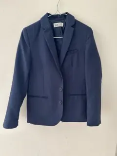 H&M ネイビー グレー スーツジャケット