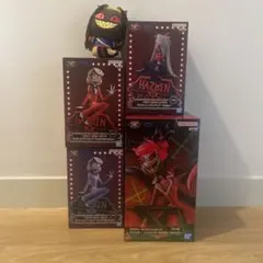 HAZBIN HOTELフィギュアセット + ぬいぐるみ 5点