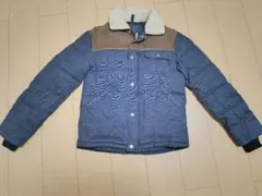 ZARA MAN DENIM ボア襟付きダウンジャケット