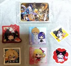 スシローコラボ　ステッカー・シール& ウエハース原神カードセット