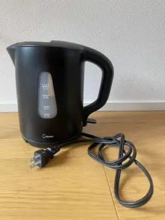 ジャンク品　dretec 電気ケトル 1.0L ブラックのサムネイル