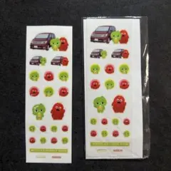 日産 ガチャピン キャラクターシール 2シートセット
