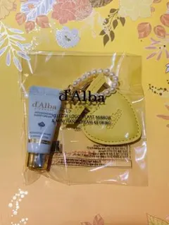 d'Alba ハート型ミラー付きキーホルダー