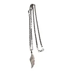 AQUA SILVER　シルバー925 フェザーモチーフ ネックレスのサムネイル