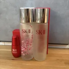 【空瓶】SK-II 化粧水230ml×2本　美容液×1本　限定桜ボトル
