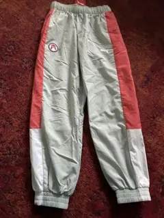 Puma トラックパンツ グレー/レッド ウインドパンツ レディース