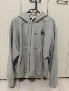NIKE stussy ジップパーカー　グレーのサムネイル