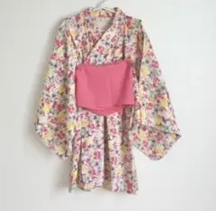 mariarjue 浴衣　ワンピース　帯付き