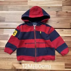 Polo Ralph Lauren フード付きパーカー 12M (80cm) 赤