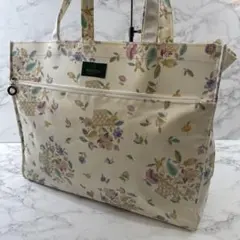 MINTON ミントン 花柄総柄 ビニールコーティング トートバッグ