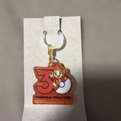 ポケモン Poké-Charm 30周年ロゴマスコット　ヒコザル　1点