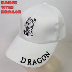 【DANCE WITH DRAGON】キャップ ゴルフ ドラゴン立体刺繍 帽子