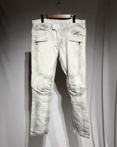 SS2011 イーグルコイン ホワイト バイカーデニム 30 - メルカリ