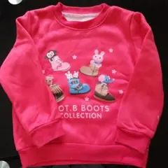 HOT.B BOOTS COLLECTION トレーナー ピンク