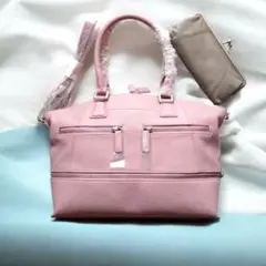 【新品】バルコス 3wayバック 付属ポーチ付き/トート/ショルダー/リュック