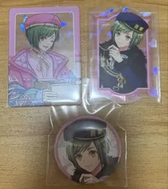 A3！　カラ鉄　缶バッジ　ホログラムアクリルカード　幸