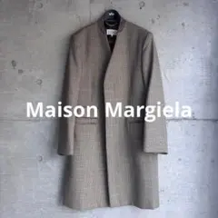 24SS/極美品】MaisonMargiela ショールカラーコート 46 黒 - メルカリ