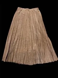 キャメル ロングスカート