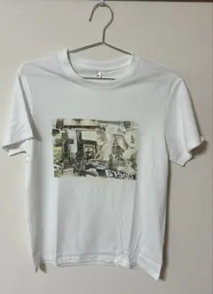 フォトプリント 半袖Tシャツ ホワイト