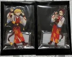 鬼滅の刃 竈門炭治郎 我妻善逸 ufotableカフェ 午年 アクリルスタンド