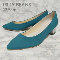 JELLY BEANS パンプス ターコイズブルー クリアヒール 23.5のサムネイル