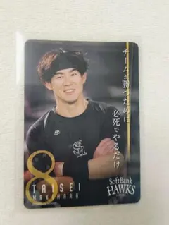 牧原大成　ホークス　ムビチケ特典　映画ホークススピリット 選手カード