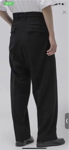 ナノユニバース ワイドパンツ　ハイウェスト　スラックス