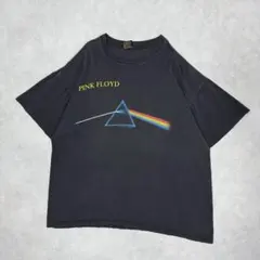 古着 90s ピンクフロイド 狂気 半袖 シャツ ロック バンド ブラック 黒 