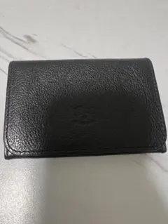 IL BISONTE レザー 名刺入れ ブラック　名刺入れのみのサムネイル