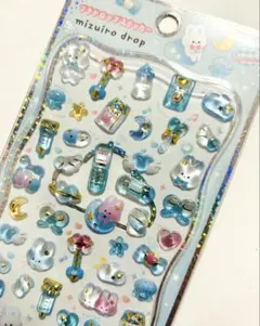 プチドロップステッカー みずいろドロップ ボンドロ うさぎ 平成