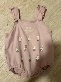 miffy オーバーオール風ロンパース80cm