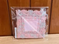 最終お値下げ【新品】近沢レース　ハンカチ（ミッフィー）ピンク