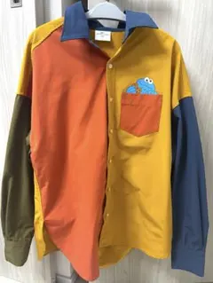 USJ セサミストリート 長袖シャツ クッキーモンスター