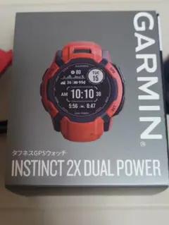 GARMIN INSTINCT 2X DUAL POWER RED 保証残あり。