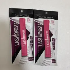 MAYBELLINE LASHIONISTA 04 チェリーブラック　2個セット