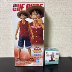 ワンピース 一番くじ B賞 鼻ほじルフィ F賞 ルフィ70歳