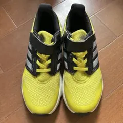 adidas キッズ スニーカー イエロー か23.5cm